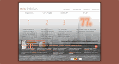 Desktop Screenshot of miscedulas.com