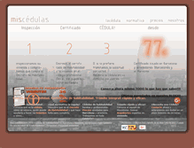 Tablet Screenshot of miscedulas.com